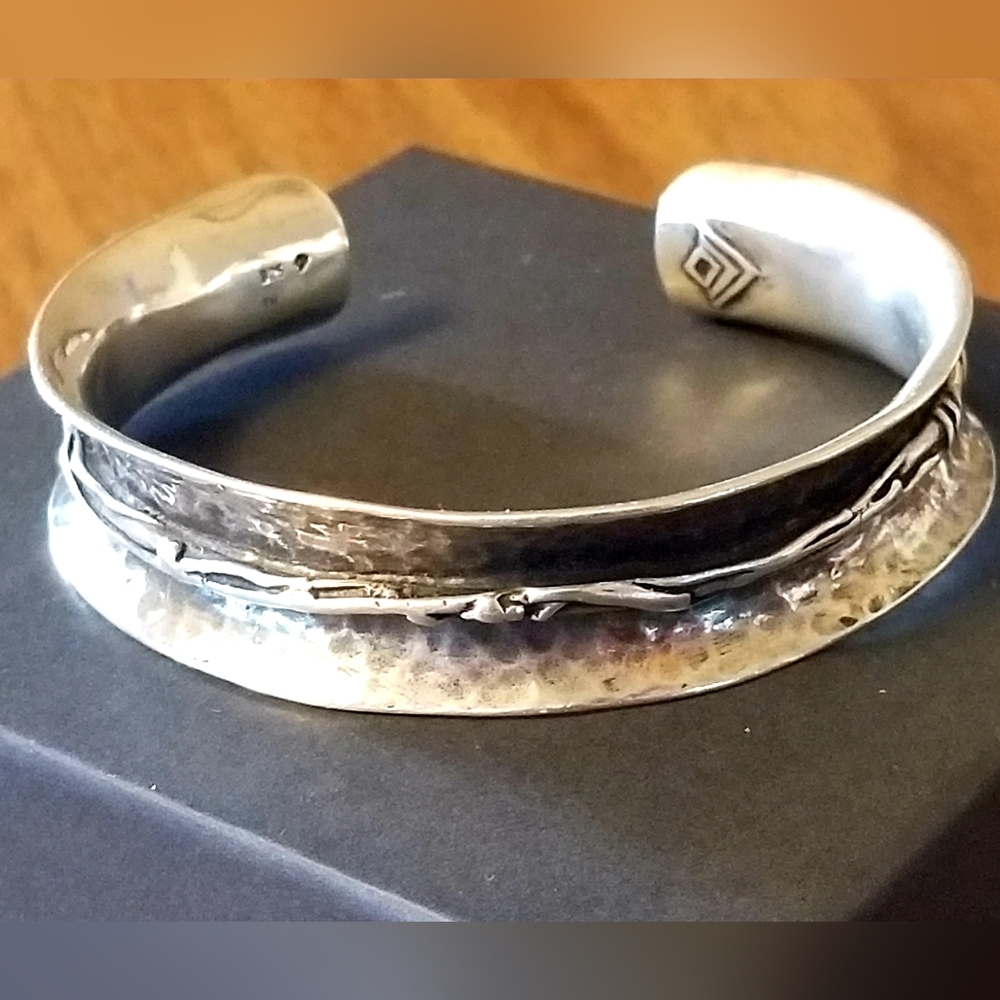 Rare Silpada Sterling Silver Cuff Bracelet
